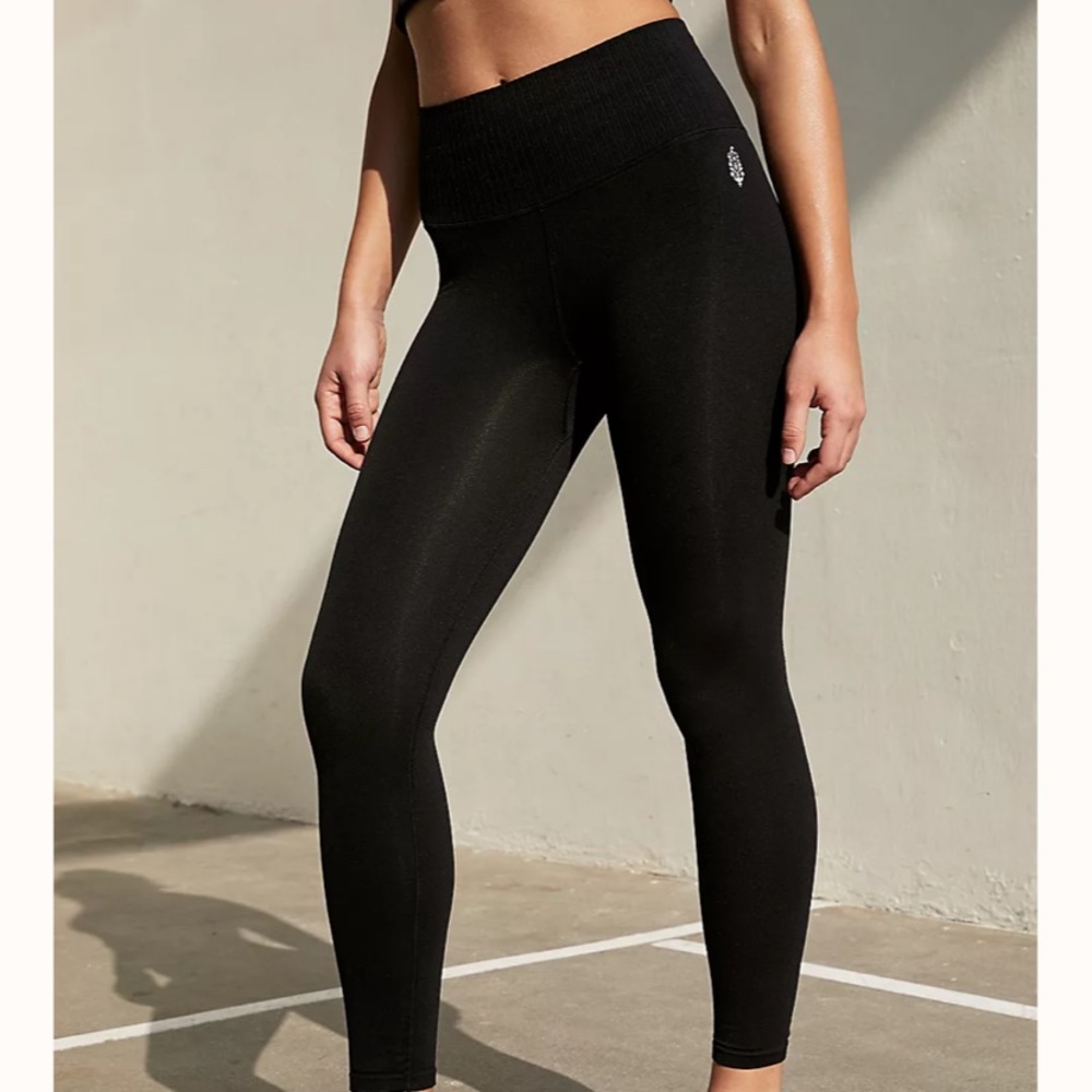 Free People High-Rise 7/8 Good Karma Leggings